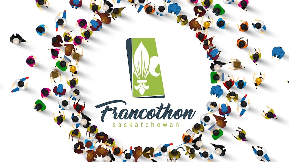 Le logo du Francothon 2021 en Saskatchewan.