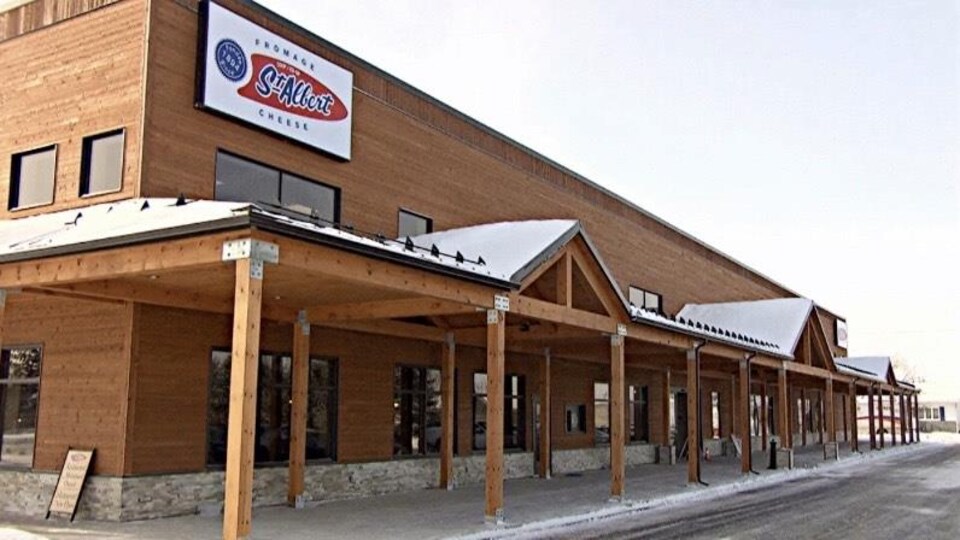 La devanture de la Fromagerie St-Albert, dans l'est ontarien.