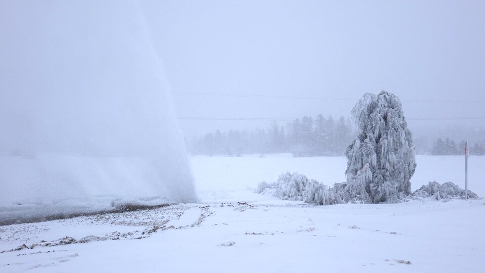 Un bris majeur de l'aqueduc de Rimouski