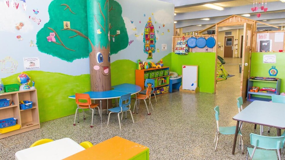 Intérieur de la garderie Bimbo. 