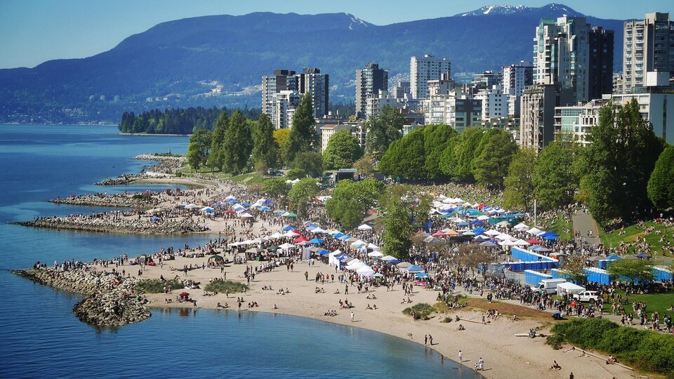 La plage Sunset à Vancouver