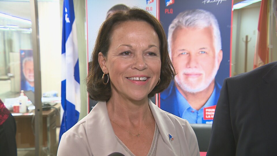 Gertrude Bourdon, ancienne candidate libérale dans la circonscription de Jean-Lesage