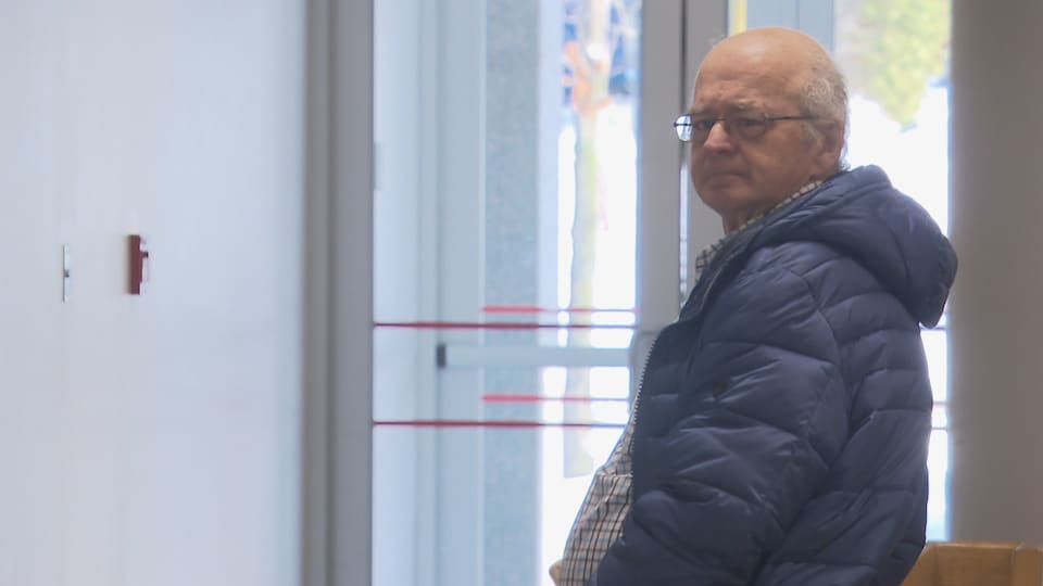 Gilles Veilleux au palais de justice de St-Joseph-de-Beauce