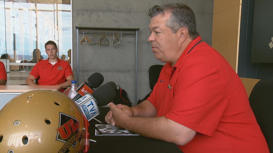 Glen Constantin, entraîneur-chef du Rouge et Or de l'Université Laval