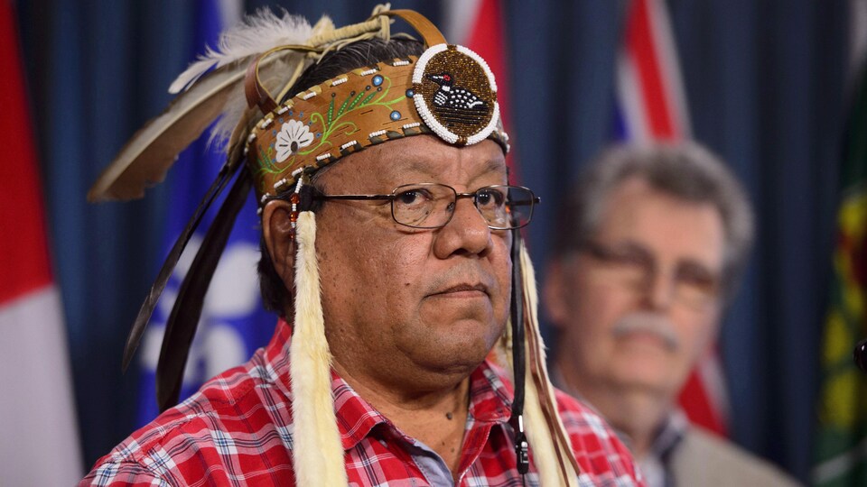 Le grand chef de la nation anichinabée, Glen Hare.