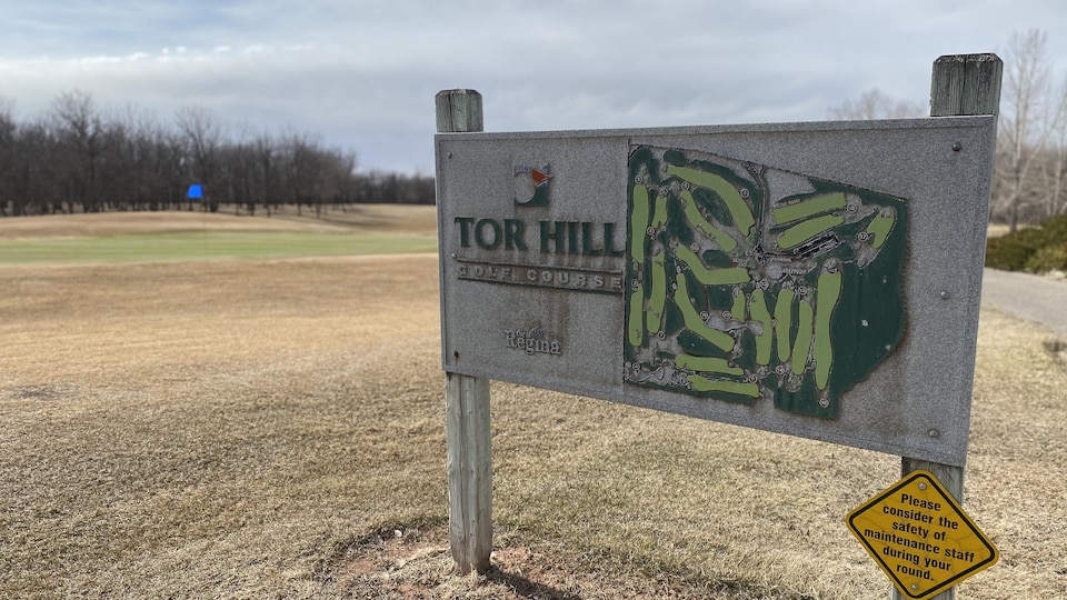 Plan du parcours de golf Tor Hill à Regina.