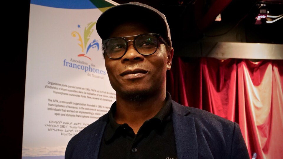 Goump Djalogue au Franco-Centre d'Iqaluit.