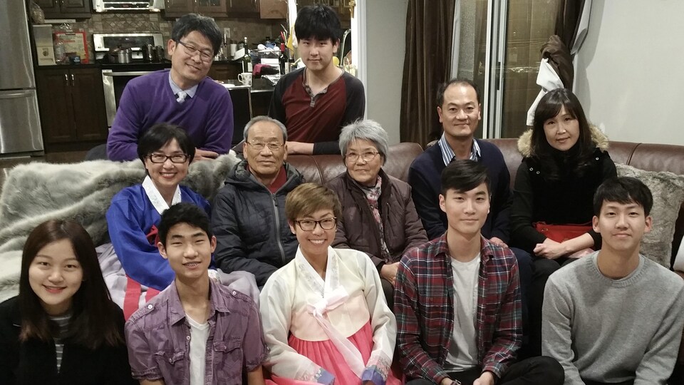 La famille de Grace Kangmeehae Lee au Nouvel An.
