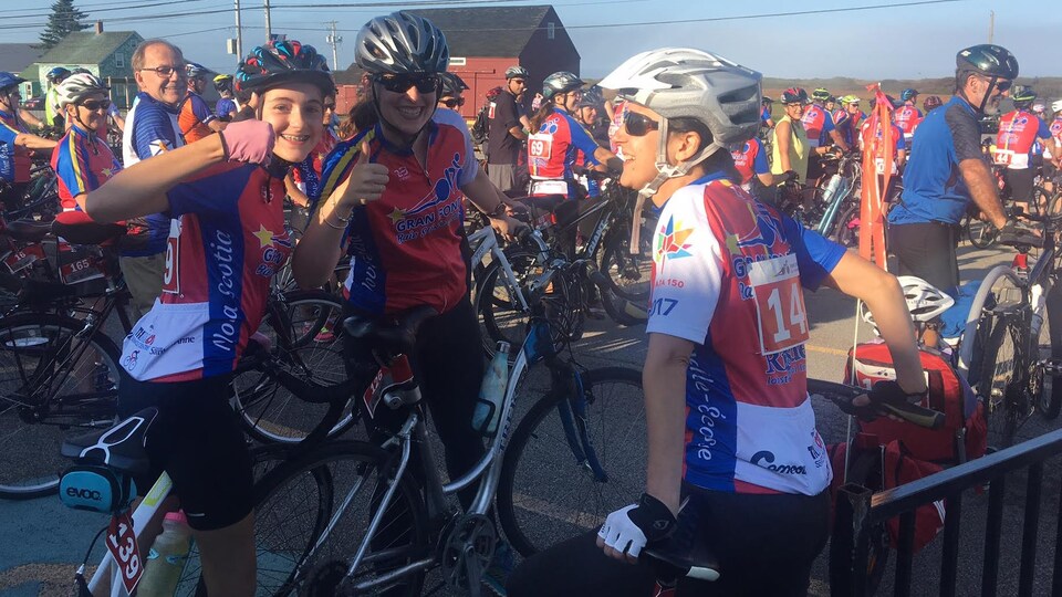 C'est la troisième année du Gran Fondo Baie Sainte-Marie.