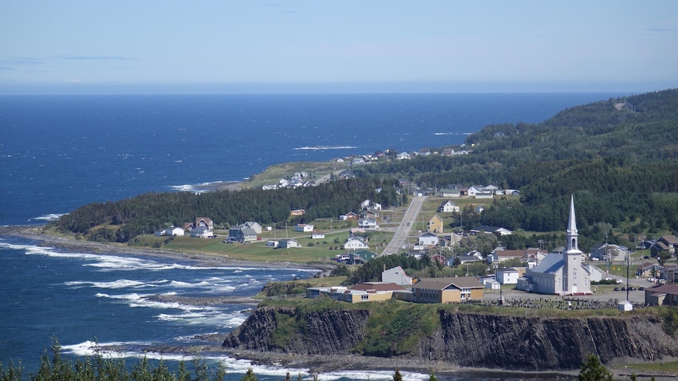 Village de Grande-Vallée en Gaspésie
