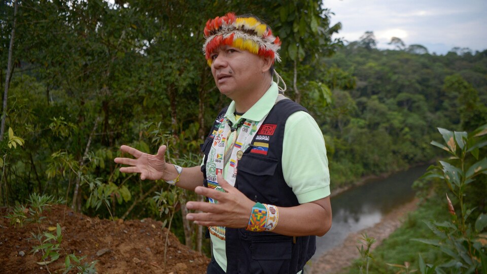 Jose Gregorio Diaz, dans la forêt amazonienne.