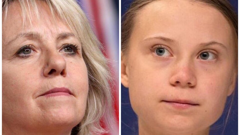 La Dre Bonnie Henry et Greta Thunberg.
