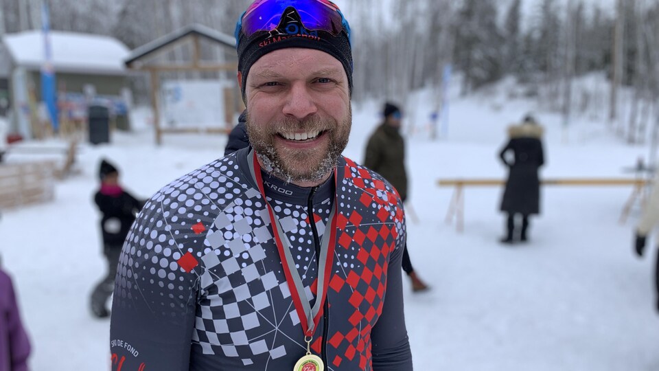 Guillaume Moreau, gagnant de l’épreuve du 20 kilomètres 