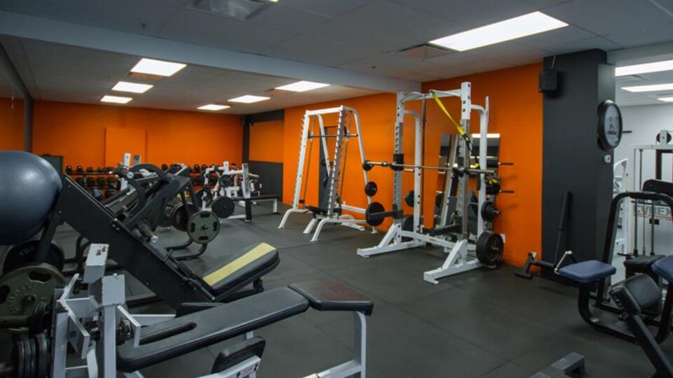 L'intérieur d'un gym à Québec.