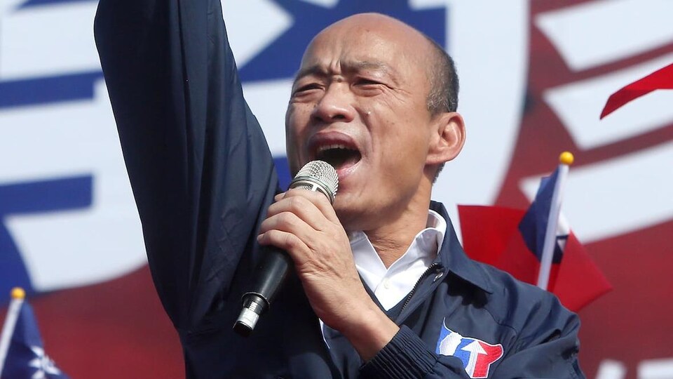 Le candidat présidentiel Han Kuo-yu.