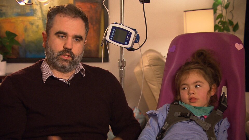 Sébastien Laplante et sa fille Élisabeth Laplante