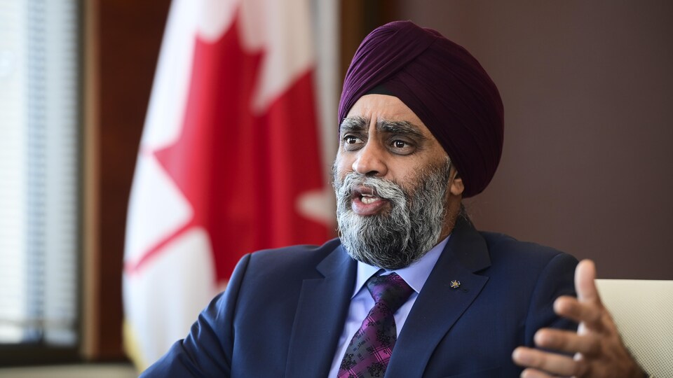 Le ministre de la Défense nationale Harjit Sajjan.