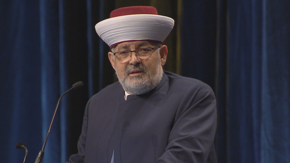 L’imam Hassan Guillet, porte-parole au Conseil des imams du Québec