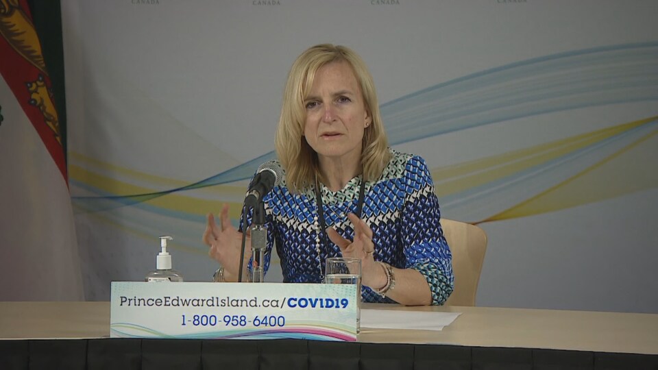 La médecin hygiéniste en chef de l'Île-du-Prince-Édouard, Heather Morrison.