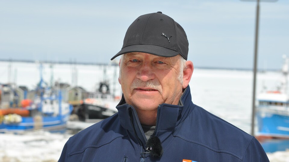 Hector Chiasson, président de l'Association coopérative des pêcheurs de l'Île