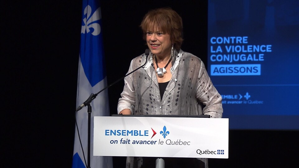 La ministre responsable de l’Enseignement supérieur et de la Condition féminine Hélène David