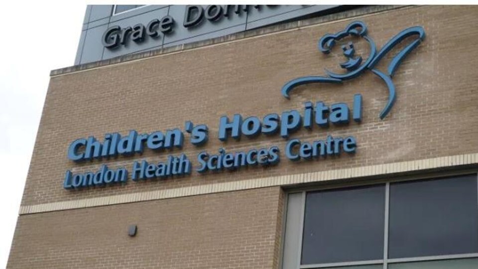 La façade de l'hôpital pour enfants de London.
