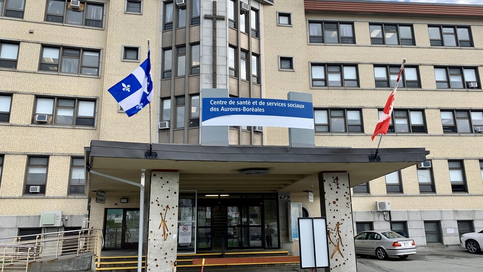 L'hôpital de La Sarre.