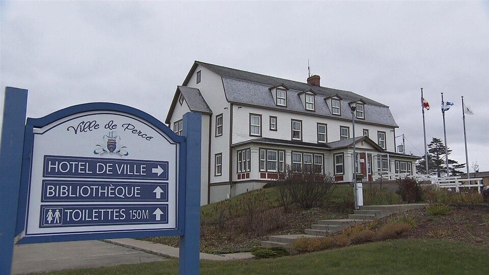L'hôtel de ville de Percé
