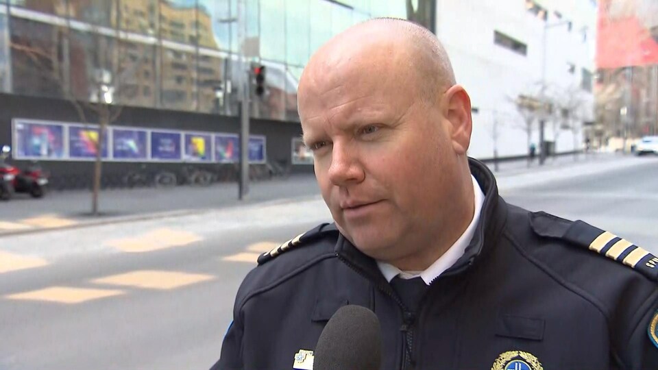Ian Lafrenière du SPVM.