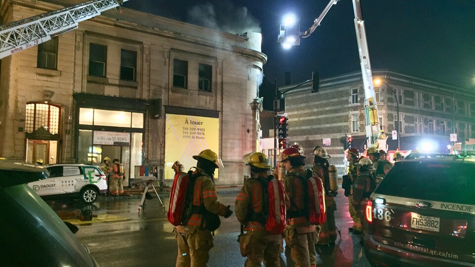 Un immeuble patrimonial abîmé par le feu sur le PlateauMontRoyal