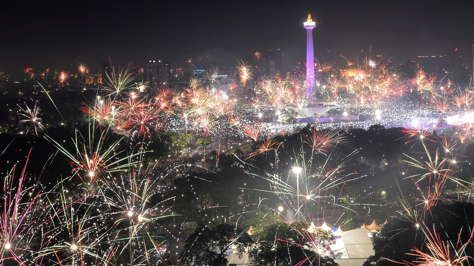 La ville de Jakarta en Indonésie