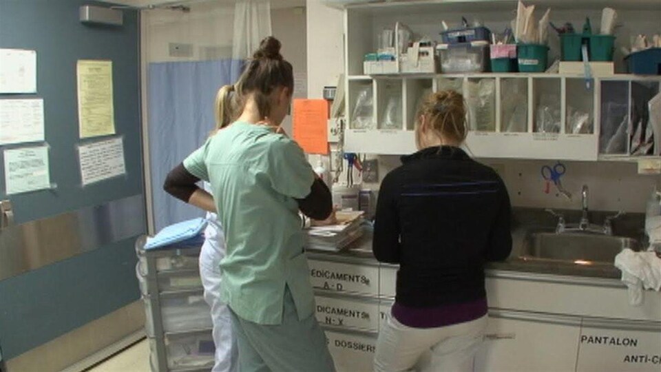 Des infirmières de l'hôpital de Maria