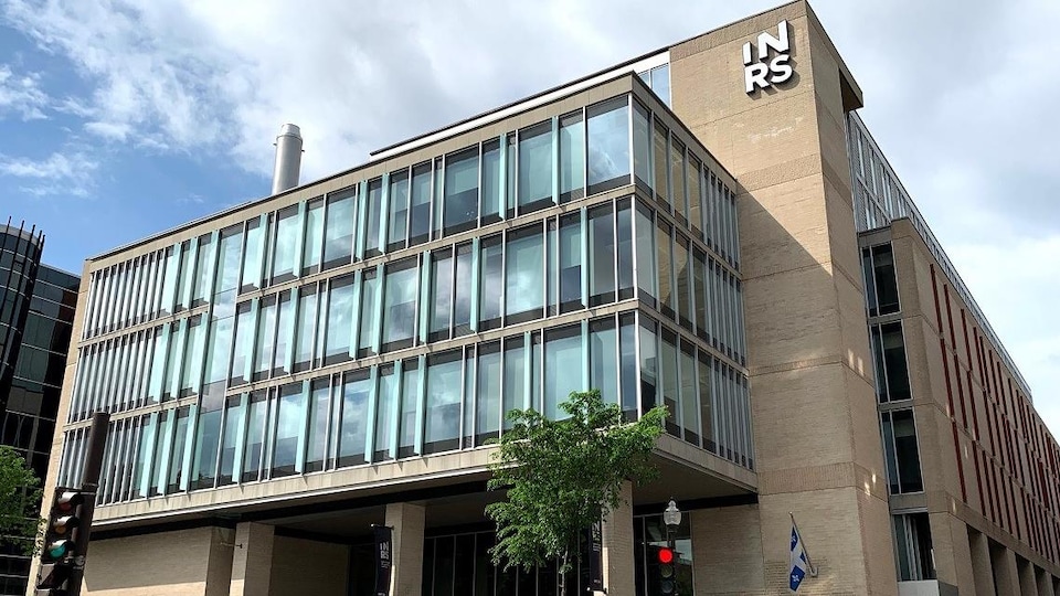 Le bâtiment de l'Institut national de la recherche scientifique, à Québec. 