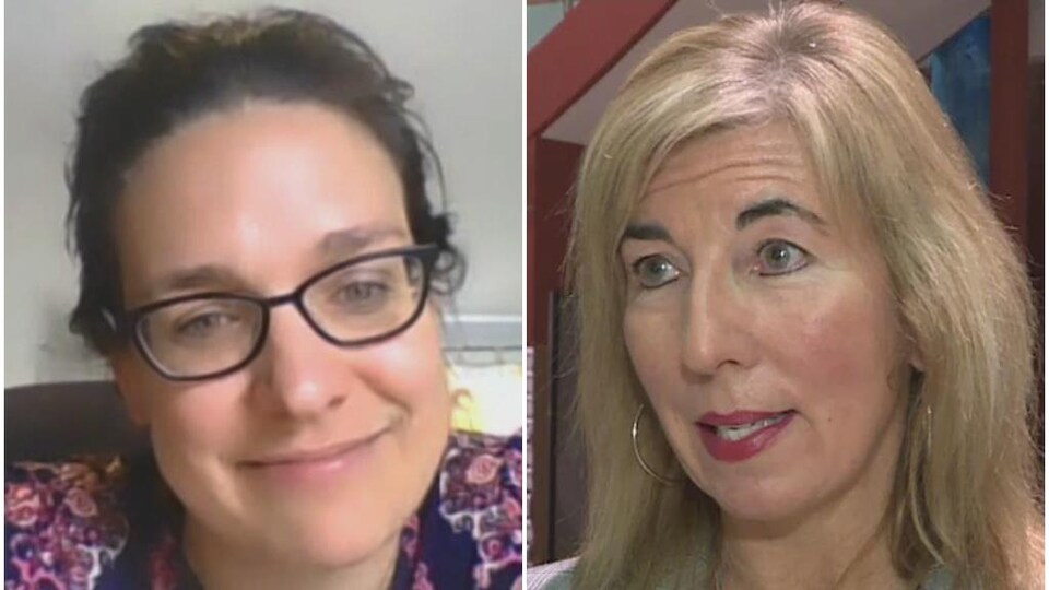 Isabelle Côté et Kim Christianson.