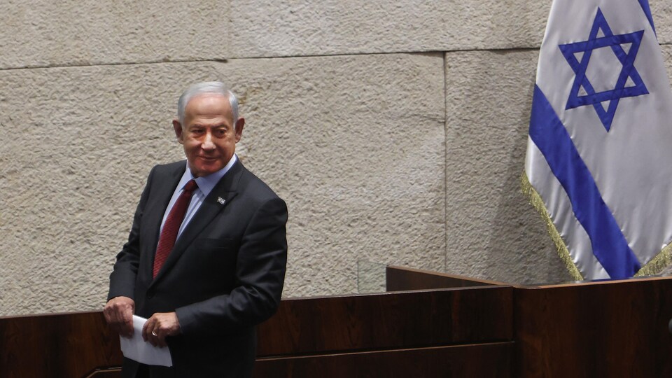Benyamin Nétanyahou à la Knesset.