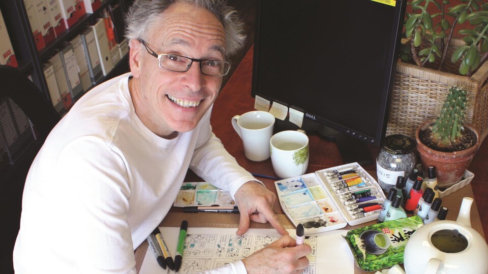 L'auteur et illustrateur Jacques Goldstyn