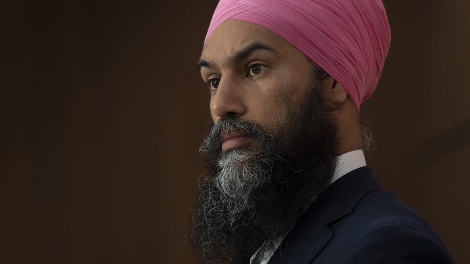 Gros plan de Jagmeet Singh.