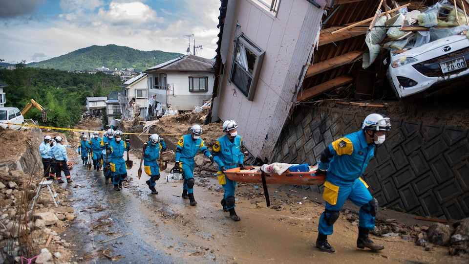 Les inondations au Japon font au moins 156 morts RadioCanada.ca