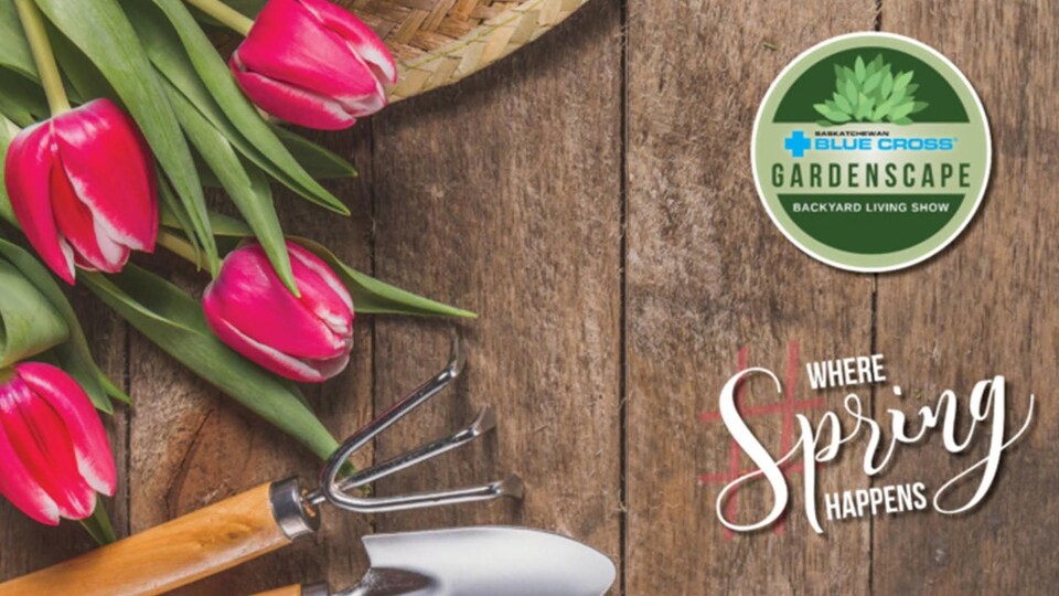 L'affiche du Saskatchewan Blue Cross Gardenscape.
