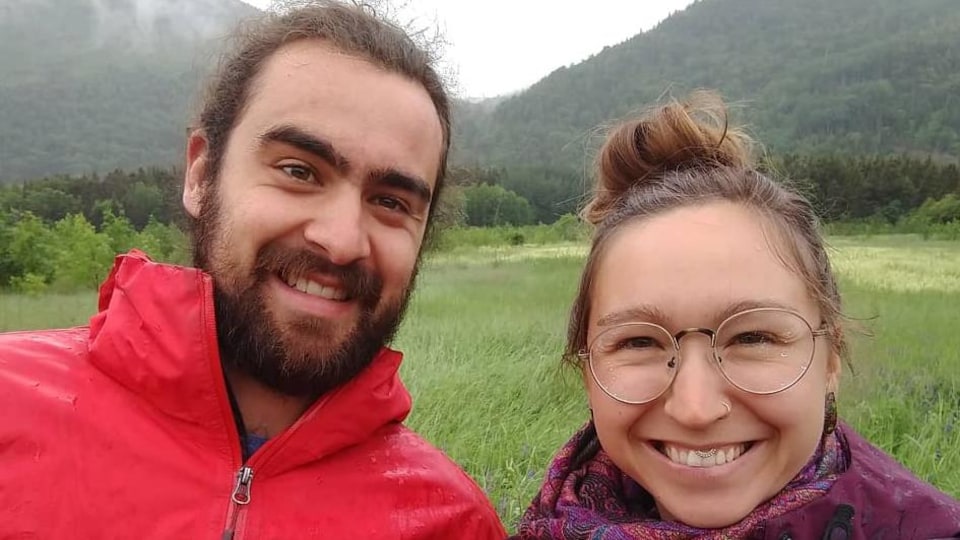 Les propriétaires Philippe Leclerc et Vicky Prévost des Jardins Taureau & Bélier, à Mont-Louis.