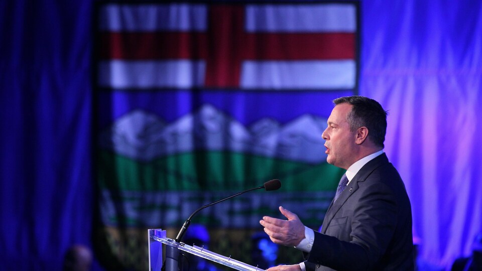 Alberta Premier Jason Kenney at the United Conservative Party’s annual convention in 2019.