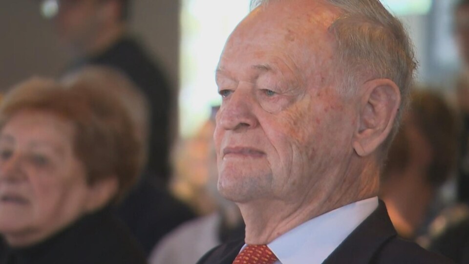 Jean Chrétien, lors d'une conférence de presse le 27 janvier 2017