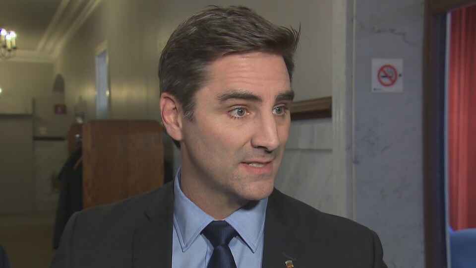 Jean-François Gosselin, chef de l'opposition à l'hôtel de ville de Québec