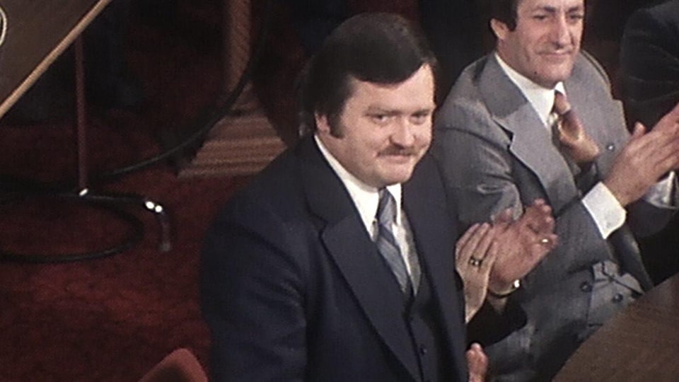 Une photo de Jean Garon, ministre de l'Agriculture de 1976 à 1985.