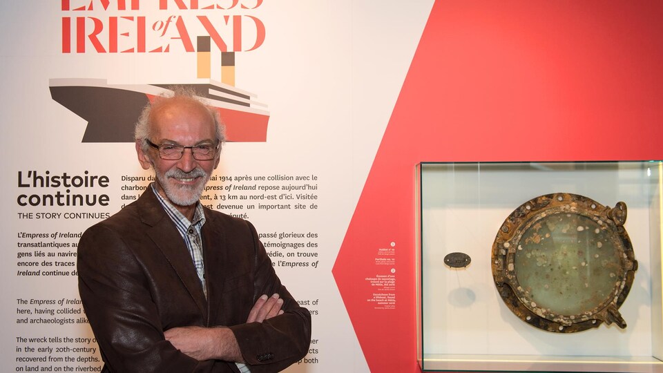 Portrait tout sourire de Serge Guay, directeur général du Site historique maritime de la Pointe-au-Père.