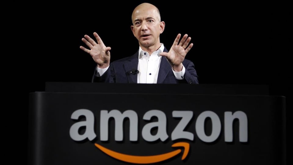Jeff Bezos, fondateur du groupe de distribution Amazon