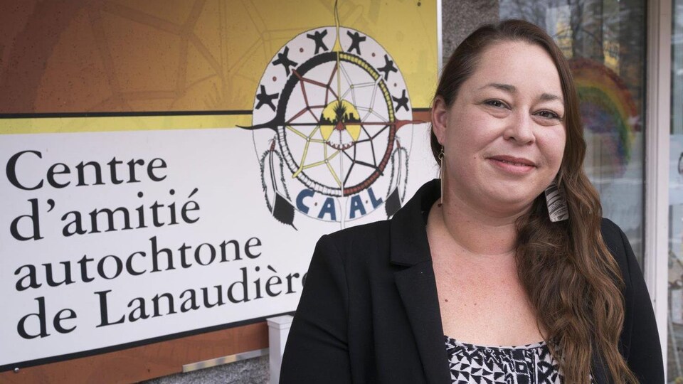 La directrice générale du Centre d'amitié autochtone de Lanaudière à Joliette, Jennifer Brazeau.