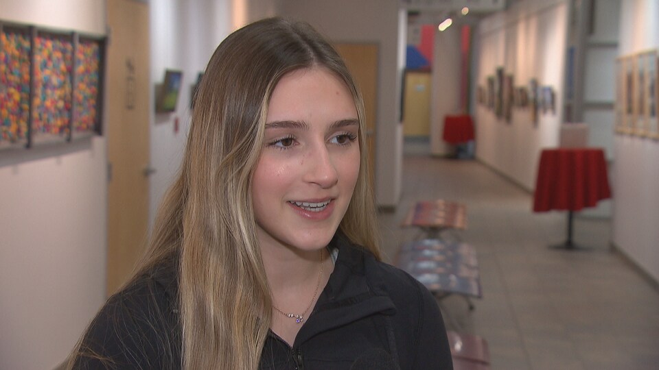 Emma Bourque est déjà allée chanter en Louisiane avec les Jeunes chanteurs d'Acadie.