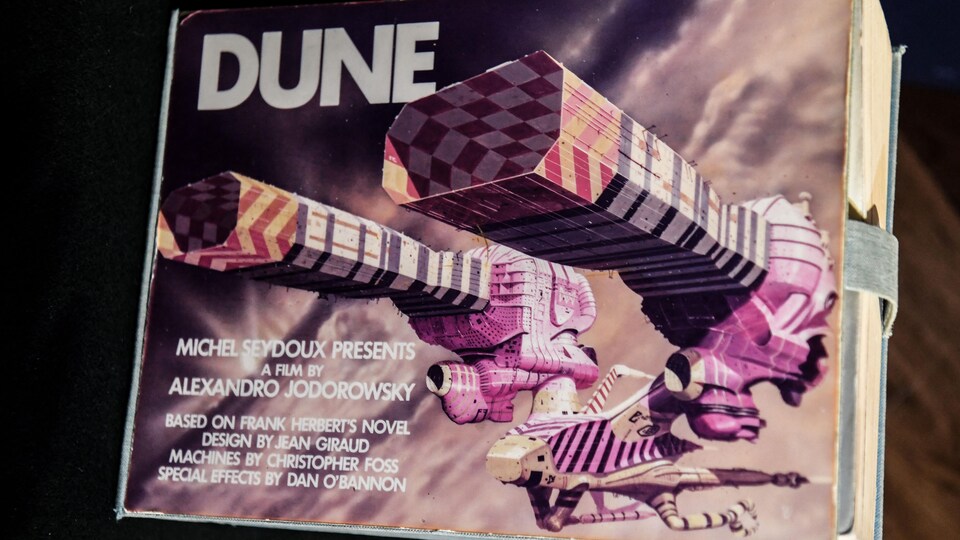 Un scénarimage de Dune est exposé dans une maison d'enchères.