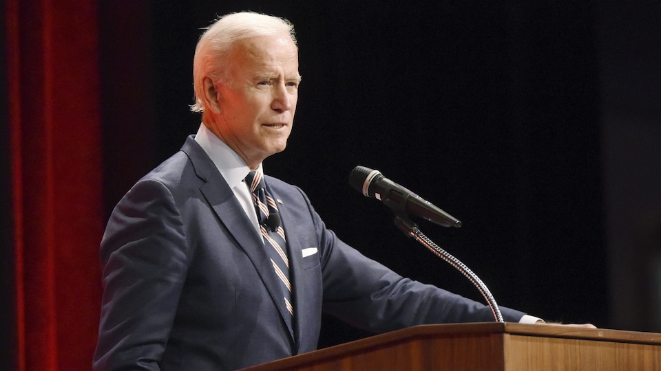 Joe Biden, s'adressant à un auditoire.